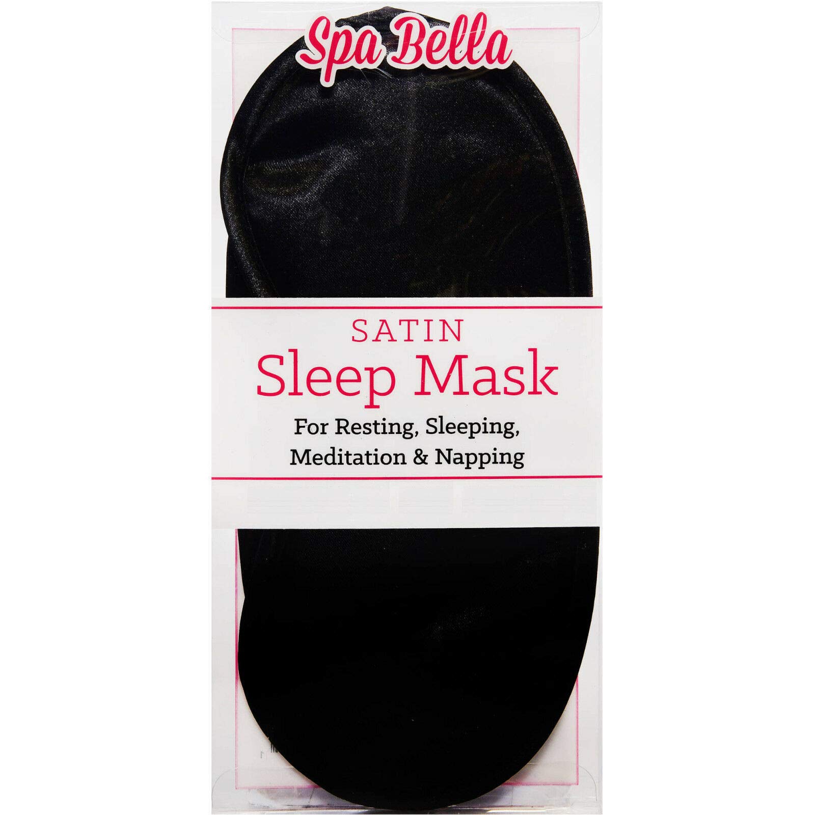 Spa BellaSatin Sleep MASK Travel & Home Ideal for Resting Sleeping Meditation