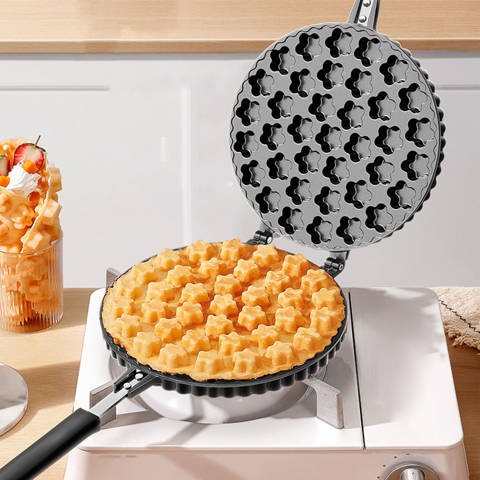 Pannatura versatile da forno, in lega di alluminio, a forma di petalo unica per belle torte, multifunzionale per piccole torte e cioccolatini