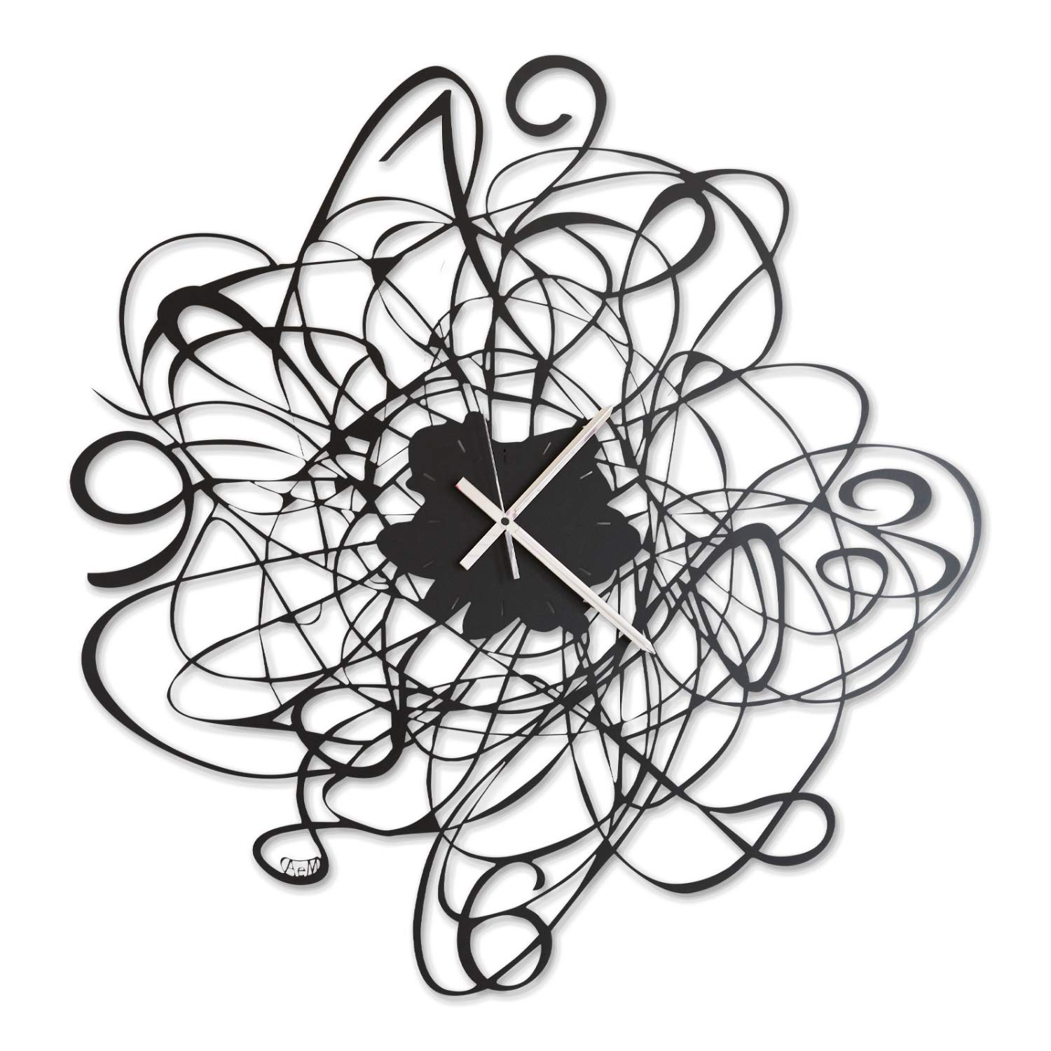 Orologio Big Doodle Arti e Mestieri noir 2443 C71 pour salon