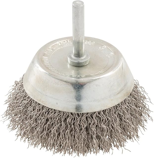 Silverline 409596 Rotary Stainless Steel Wire Cup Brush 75 mm