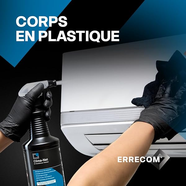 Errecom Clima-Net, Format Maxi 1 Litre, Nettoyant pour climatiseurs, filtres de climatisation, batteries et unités extérieures - 5
