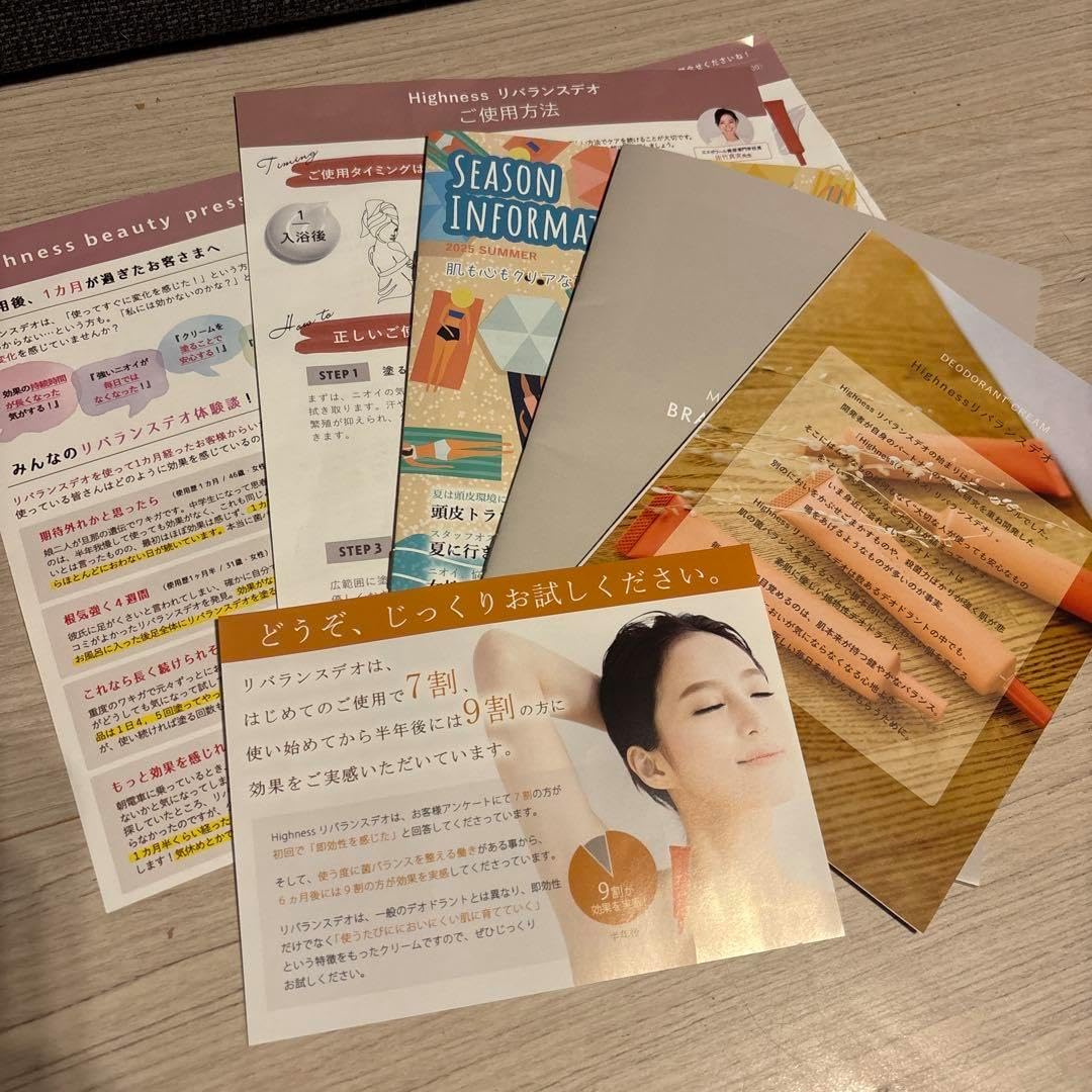 Highness リバランスデオ 未使用 3本セット 加齢臭 わきが 体臭