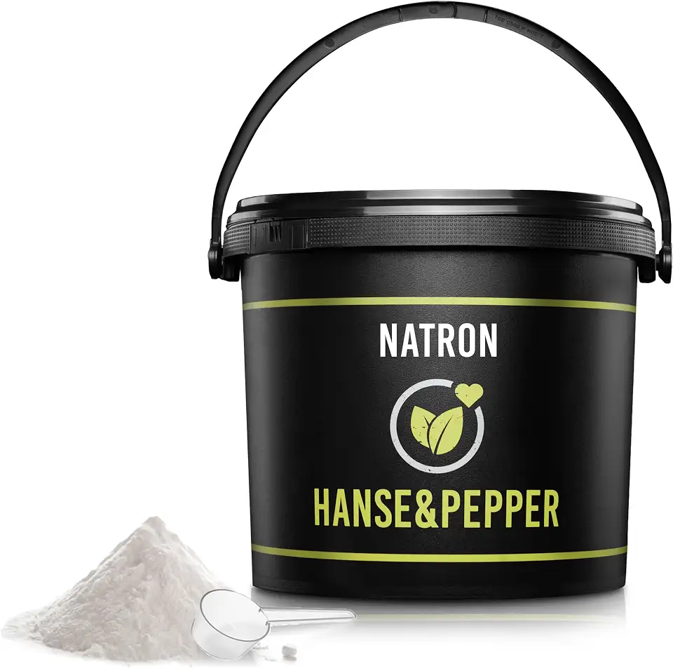 5kg Natron Pulver Backpulver E500 Reine Soda Natriumbicarbonat 5kg Eimer-Pro Serie