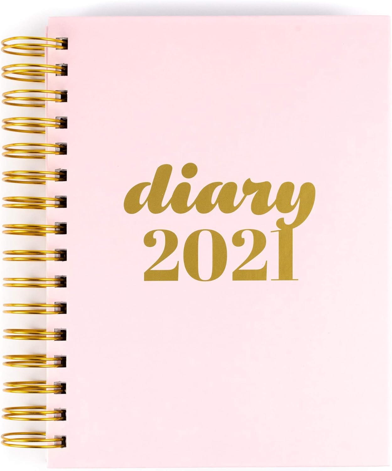 Collins Scandi A5 Week to View 2021 Diary - Terrazzo Pink