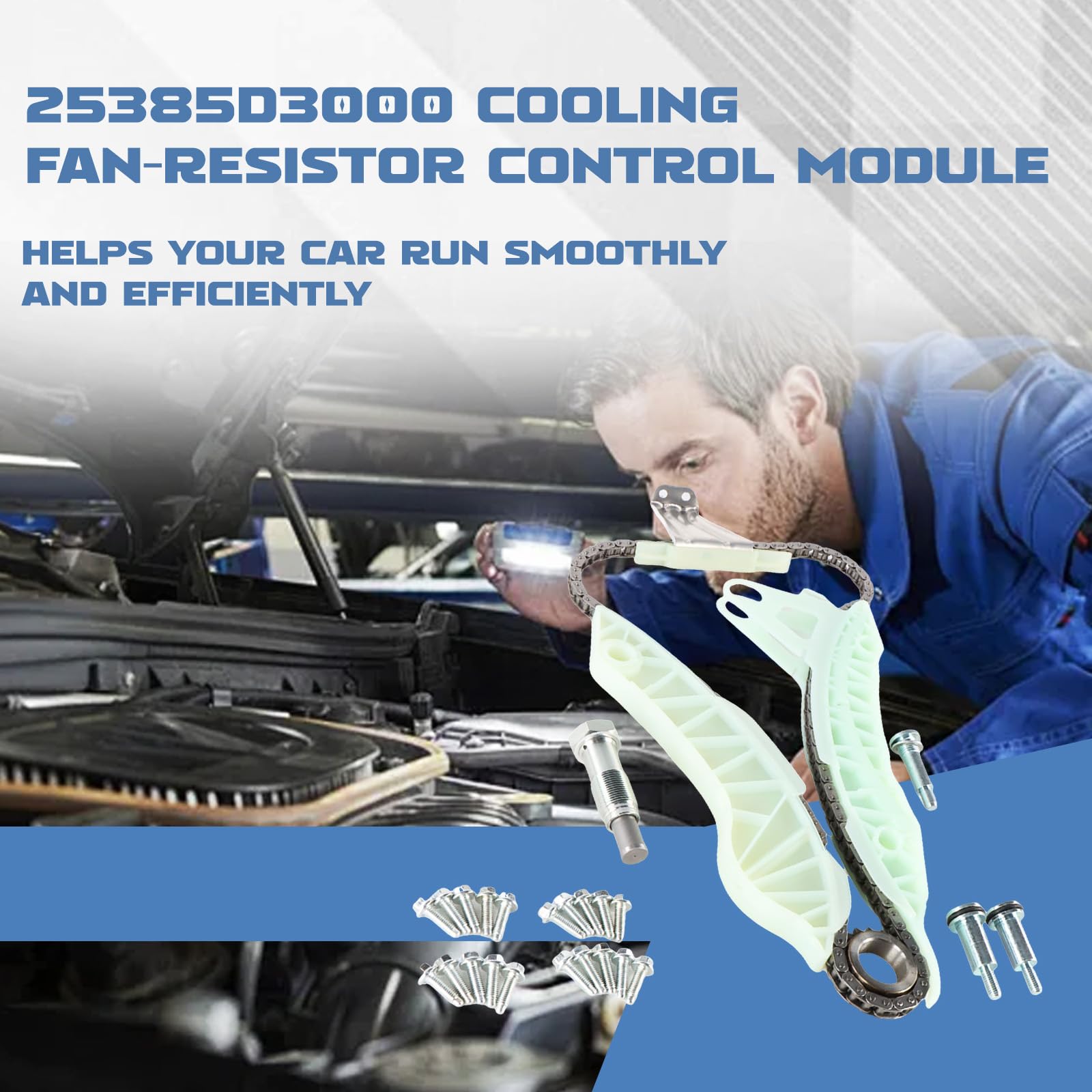Kit de cadena de distribución del motor para Cooper R56 R57 R58 1.6L L4 DOHC 2007-2013 reemplaza a N12B16A N16B16A 11317607551
