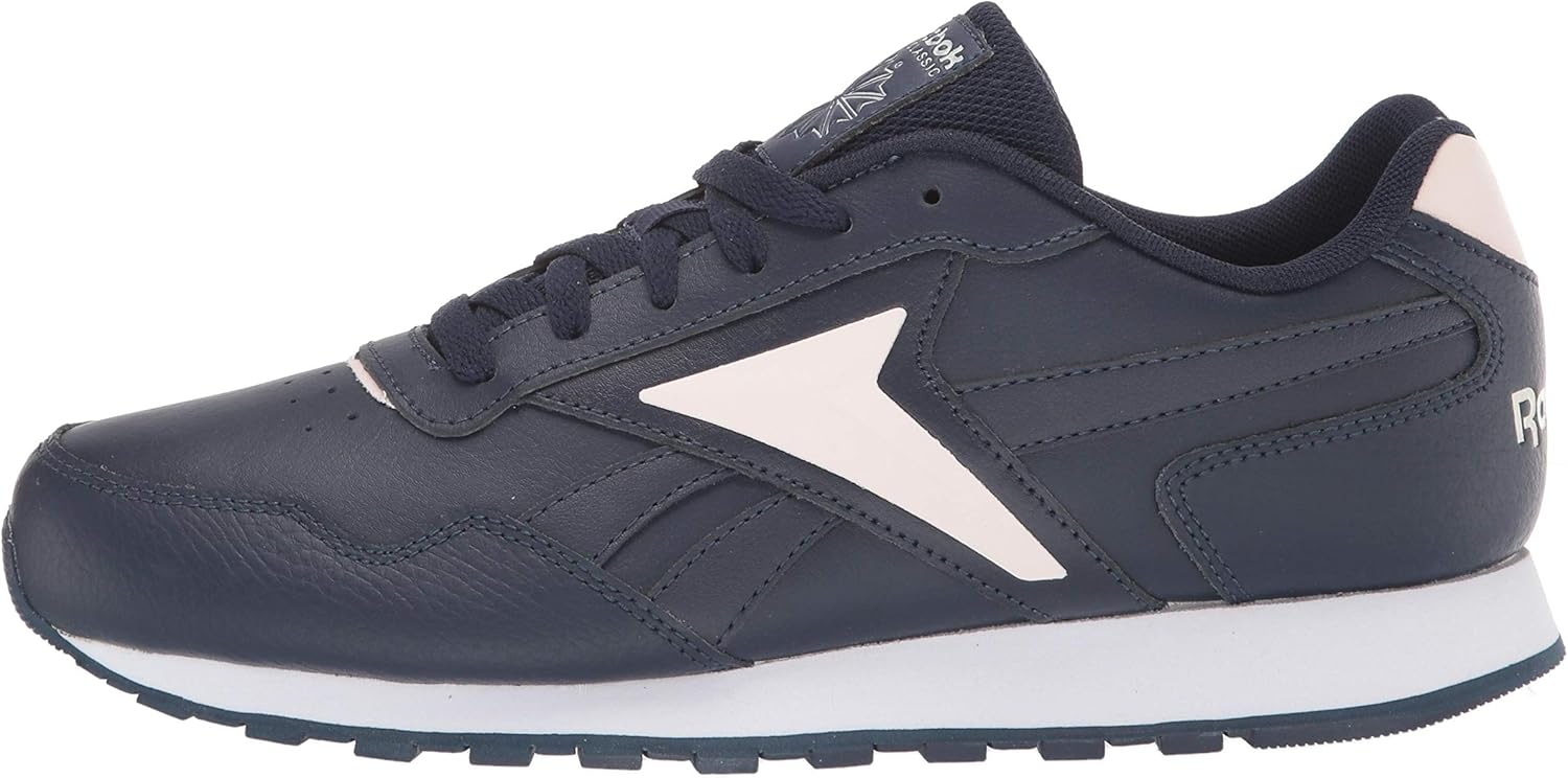 Reebok Men's Classic Harman Run Sneaker 7 Vector Navy/Glass Pink/White