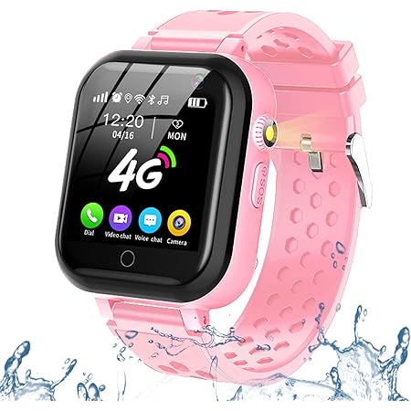 Kindersmartwatch GO (Zwart) - GPS tracker - Whatsapp - Taal: NL/EN/DE