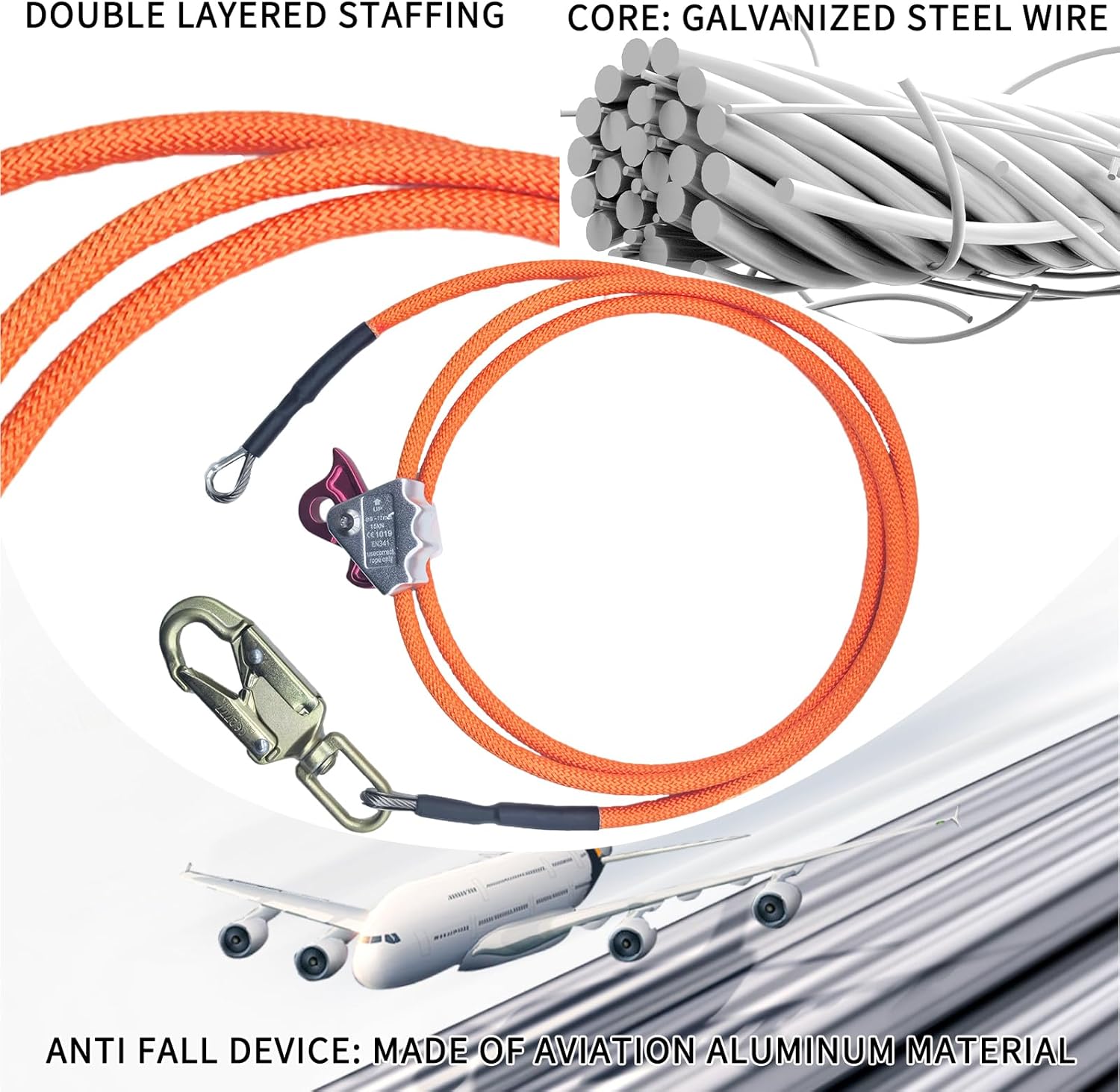 Tree Climbing Gear, Tree Climbing Spikes，Arborist Equipment for Climbers, Hunting, Fruit Picking ，Logging Etc