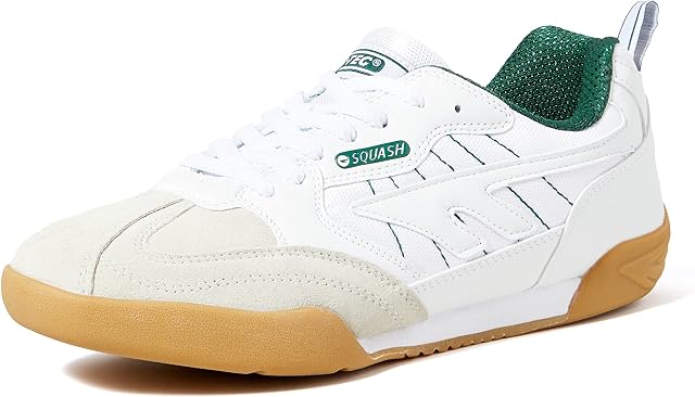 Hi-Tec Men's Hi-tec - HI TEC SQUASH SHOES SIZE 9, White White Green 11, 9 UK