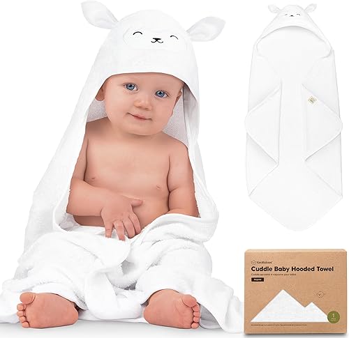KeaBabies Toalla con capucha para bebé, toalla de bambú para bebé, toalla de bambú orgánico, toallas para bebés, toalla grande de bambú con capucha,