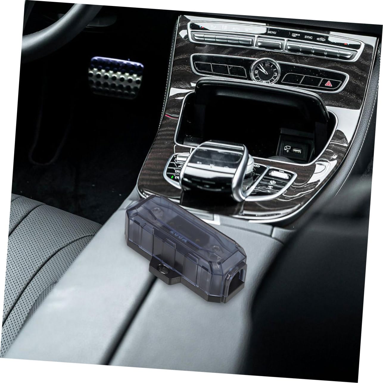Portafusibile per Impianto Audio Auto 200a 0ga, 2 Pezzi | Lega di Zinco, Argento, Installazione Semplice, Protezione Affidabile, per Vari Modelli