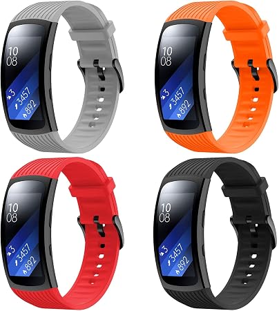 YPSNH Cinturino Gear Fit 2 PRO/Fit 2 Cinturino di Ricambio in Silicone  Braccialetto Sportivo per Samsung Gear Fit2 PRO SM-R365/Gear Fit2 SM-R360  Smartwatch : Amazon.it: Elettronica
