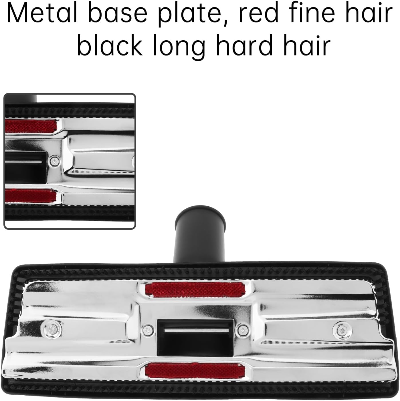 Vacuum Brush Head, 35mm Vacuum Head Compatible with Philips / Midea, Vacuum Cleaner Floor Brush Replacement for Carpet and Hardwood Floor, Vacuum Head Brush Attachment Combo Tool For Floor and Carpet