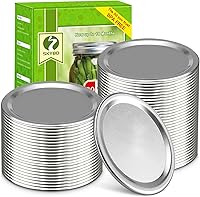 Vista 1 de 30 tapas, tapas de boca ancha para botes de conserva Ball y Kerr - tapas de metal tipo Mason de 2 piezas para enlatar - Material de calidad