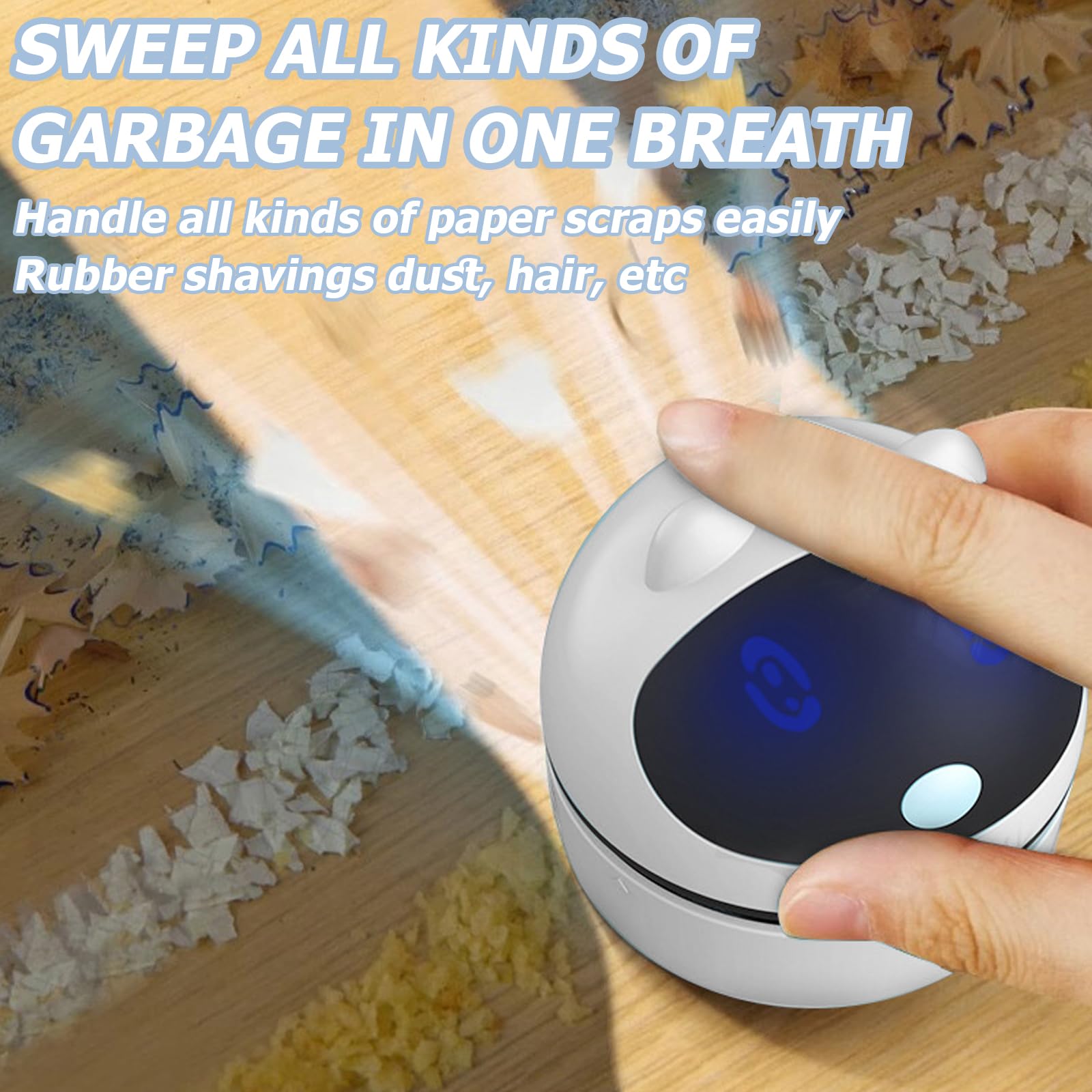 Chofit Mini Aspirapolvere Da Scrivania A Forma Di Coccinella - Portatile E Carino - Foto 6