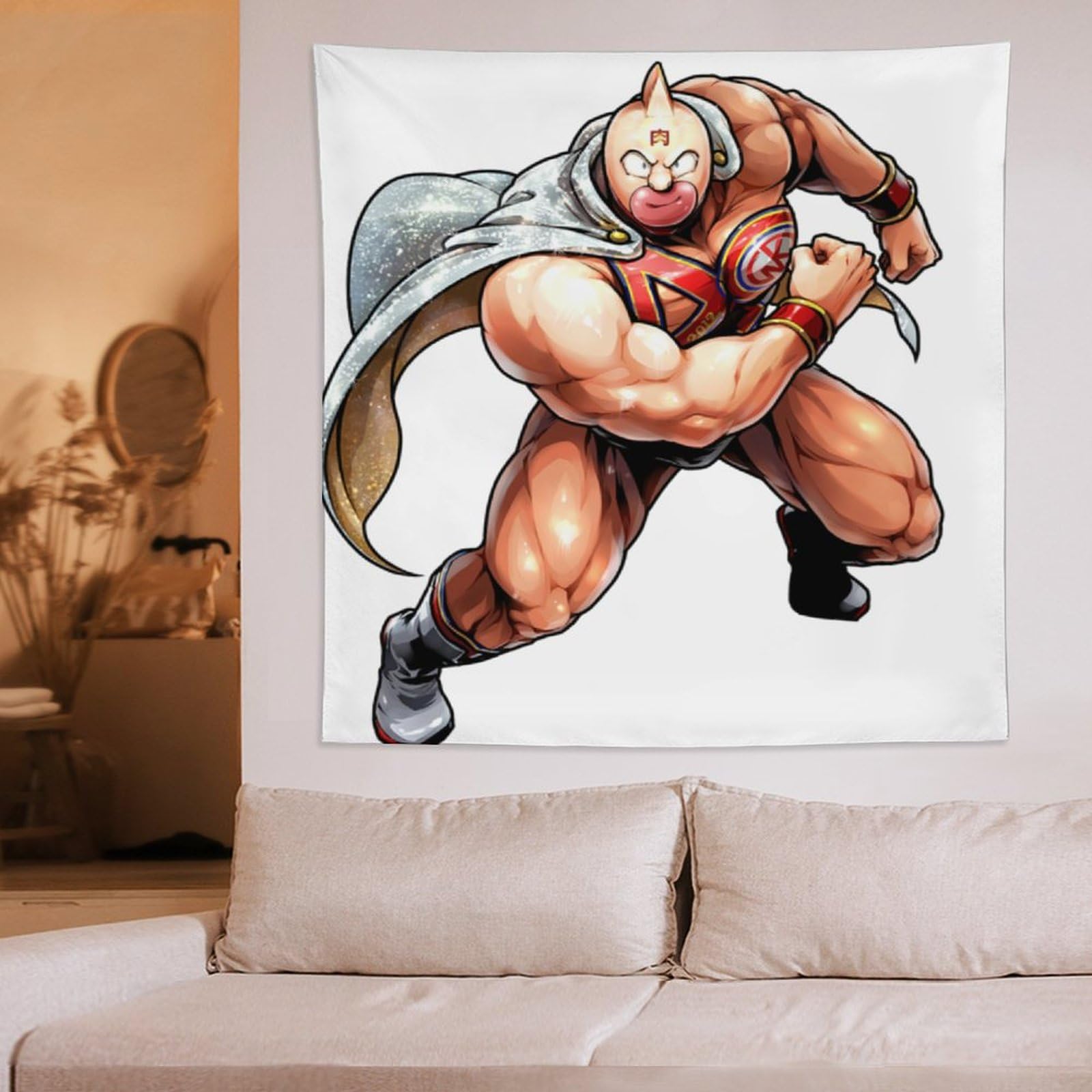 Amazon.co.jp: キン肉マン タペストリー 壁掛け 人気 布ポスター 壁