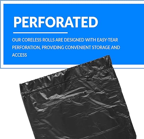 Miniatura 4 de Reli. SuperValue - Bolsas de basura de 55 a 60 galones, 50 unidades, fabricadas en Estados Unidos, resistentes, color negro, multiusos, bolsas de