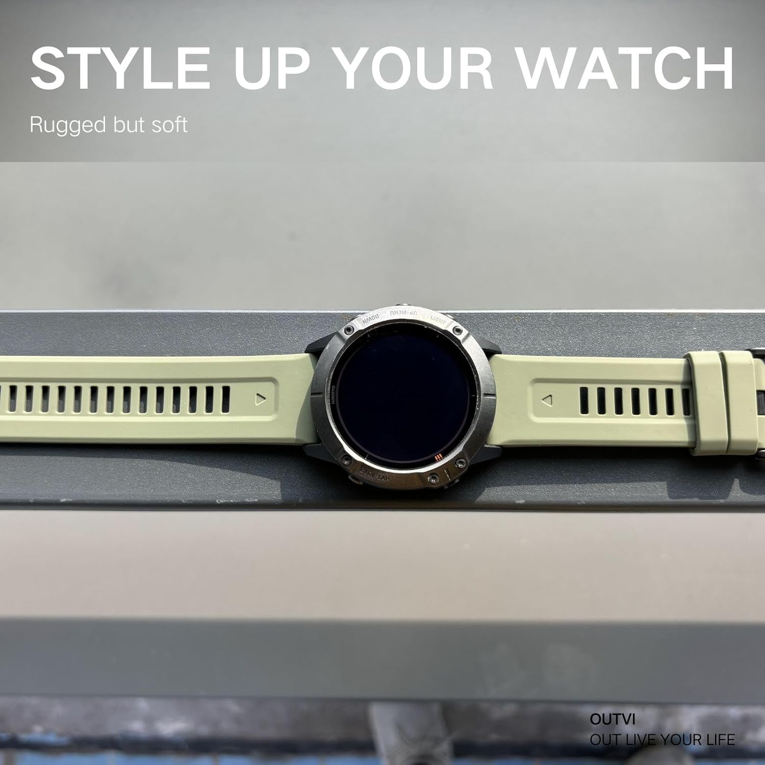 26mm Watch Band for garmin fenix 5x 6x 7x pro solar sapphire fenix 3 hr pro solar quickfit 26 watch bands for garmin epix 2 51mm D2 Descent Enduro 2 silicone men women sillicone - Image 6