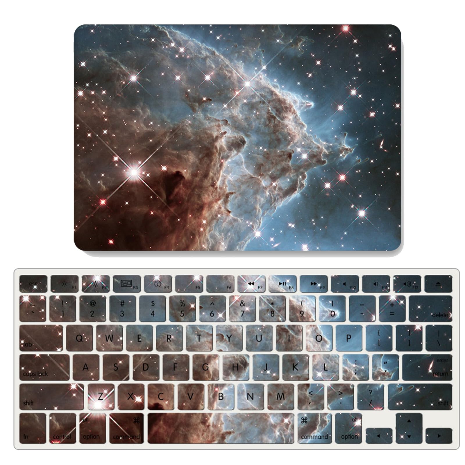 Funda MacBook Pro 14 JZ Nebula carcasa rígida con protector teclado M1 M2 M3 M4 6