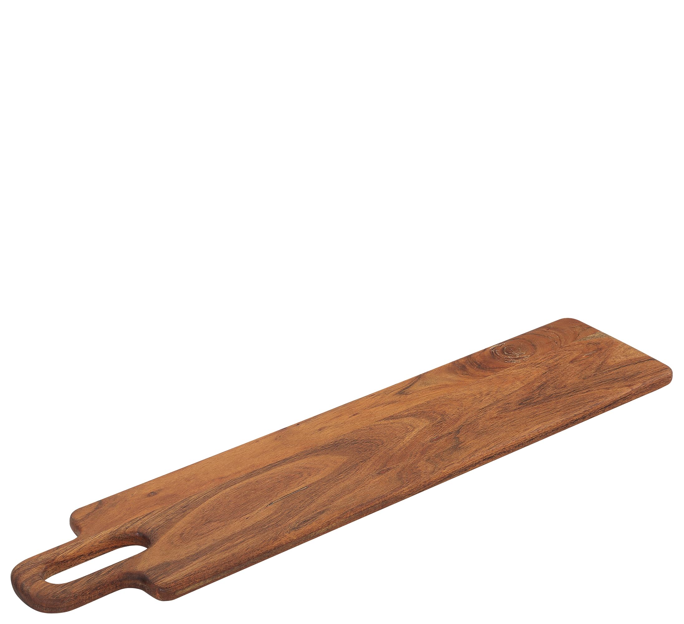 Zassenhaus Serving Tray Acacia Wood Tray with Handle Breakfast Tray Oblong Wooden Tray Decoration Tablet for Tableware Sustainably Grown Hardwood 70 x 15 cm