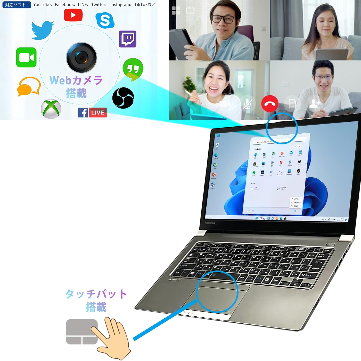 dynabook★R63/B☆Core i5 6200U★SSD★Win11 Amazon.co.jp: Toshiba DynaBook R63 / Webcam / MS Office 2019