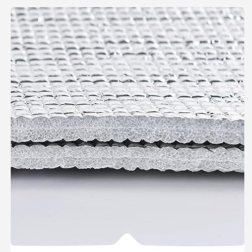 Miniatura 8 de KDDEON Película aislante de papel de aluminio para ventana, protección solar refrescante, película de bloqueo de calor, opacas, privacidad, no