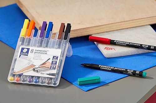 Miniatura 2 de STAEDTLER Lumocolor 317 - Bolígrafo permanente (0.039 in, 8 unidades, 8 unidades, 8 unidades)