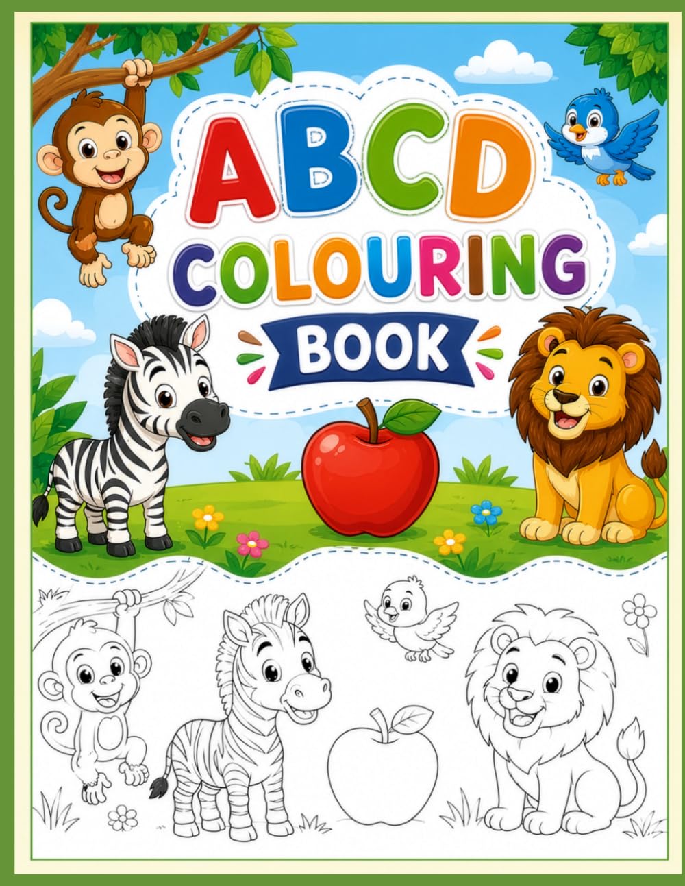 ABCD Colouring Book: A to Z