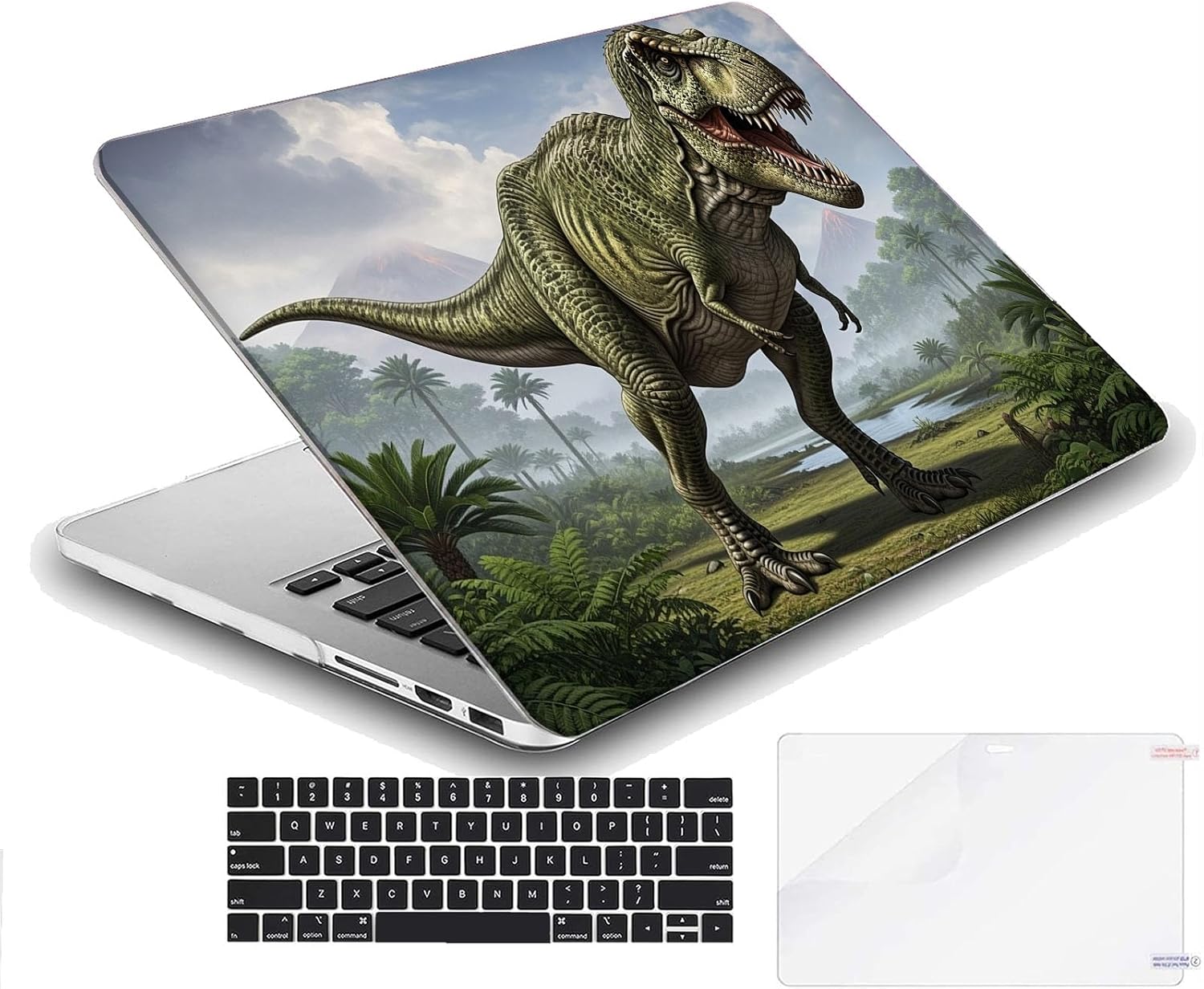 Compatible with MacBook Neo 13-inch, Hard Shell Case with Keyboard Cover and Screen Protector (A3404 A18 Pro chip, 2026 Release) - T-Rex MC21068
