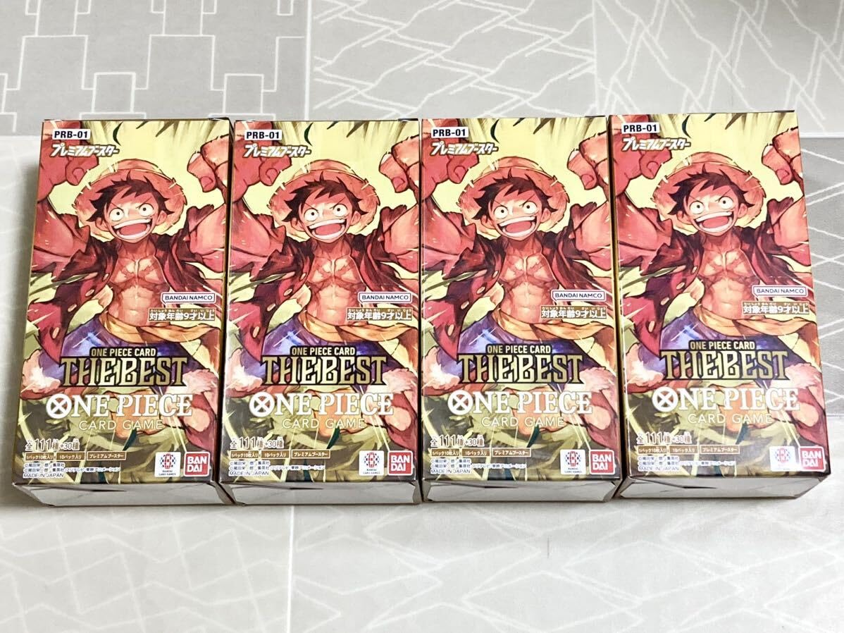 ワンピースカードTHE BEST 4BOX テープ付き