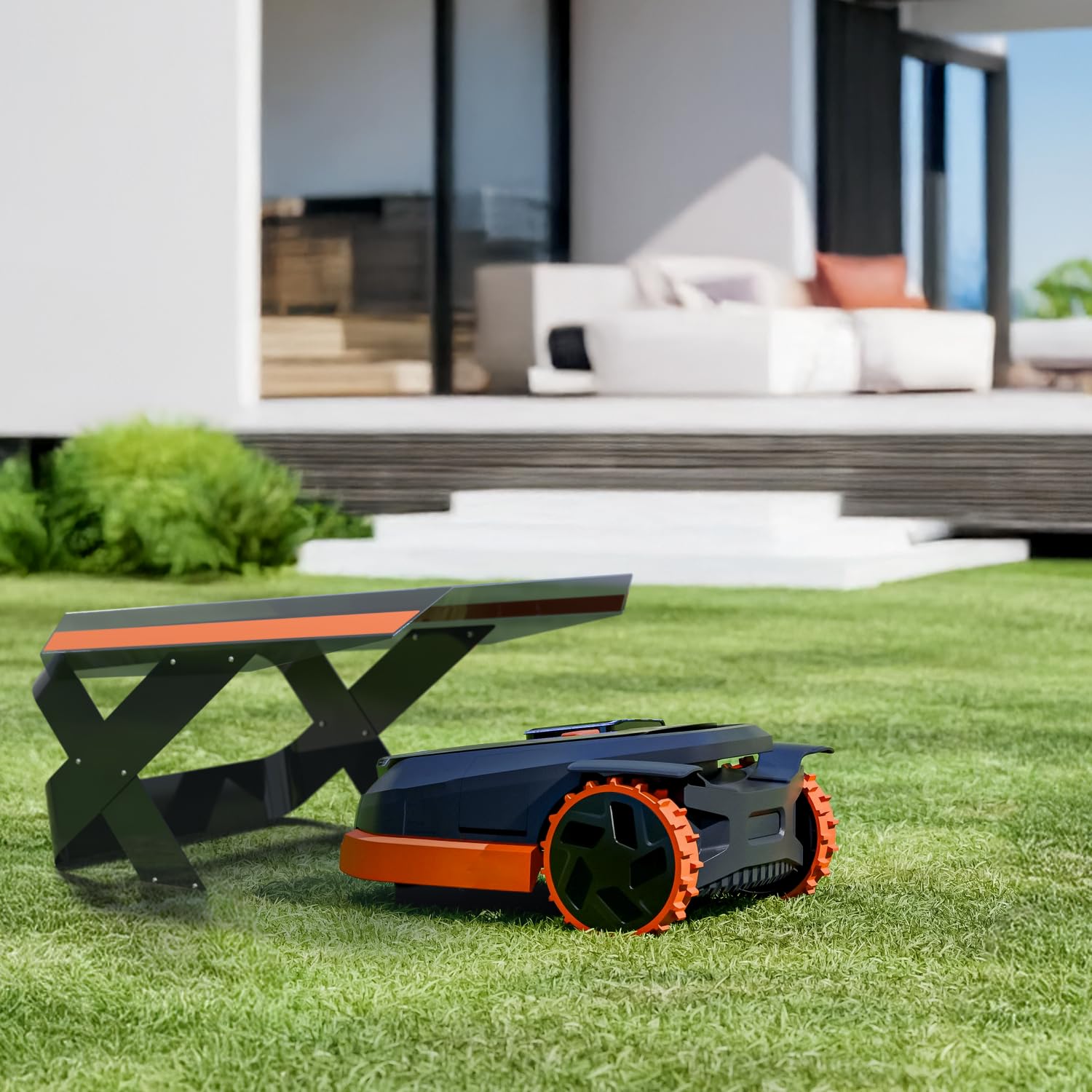 Garaż dla robota koszącego Mobius kompatybilny z Segway serii X3 - ochrona przed promieniowaniem UV, dostęp do klawiatury, samodzielna instalacja