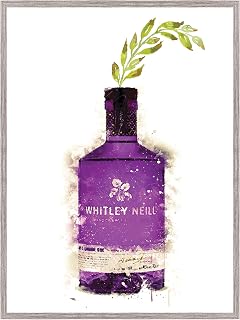 Whitley Neill Gin Print Kitchen Decor Gin Wall Art Bar Decor Kitchen Print Gift