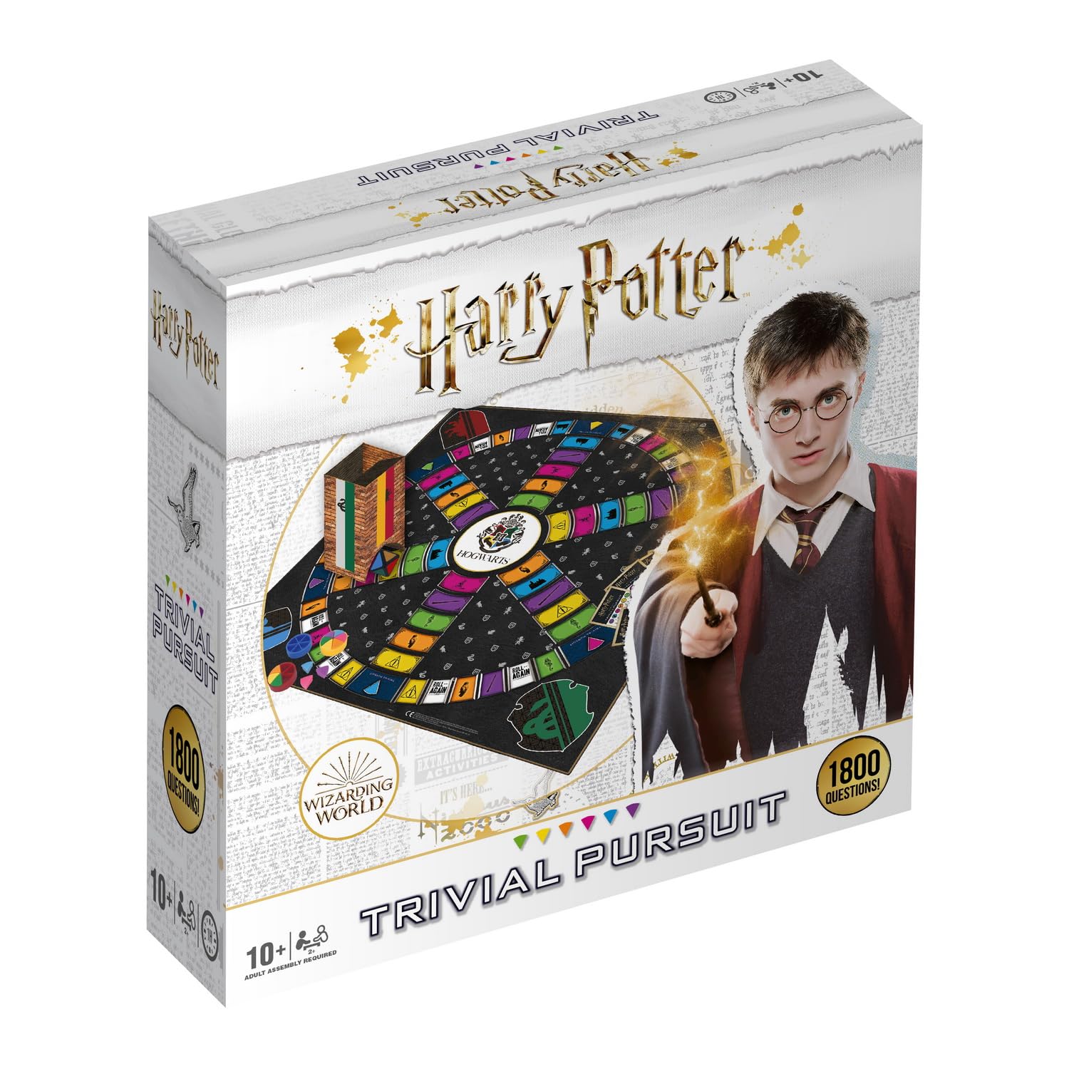 Winning Moves Trivial Pursuit Harry Potter - Juegos De Mesa Niños 10 Años, Juegos De Mesa Adulto, Juego Para 2+ Jugadores, Juego De Quiz, Trivia Para Fans De Harry Potter