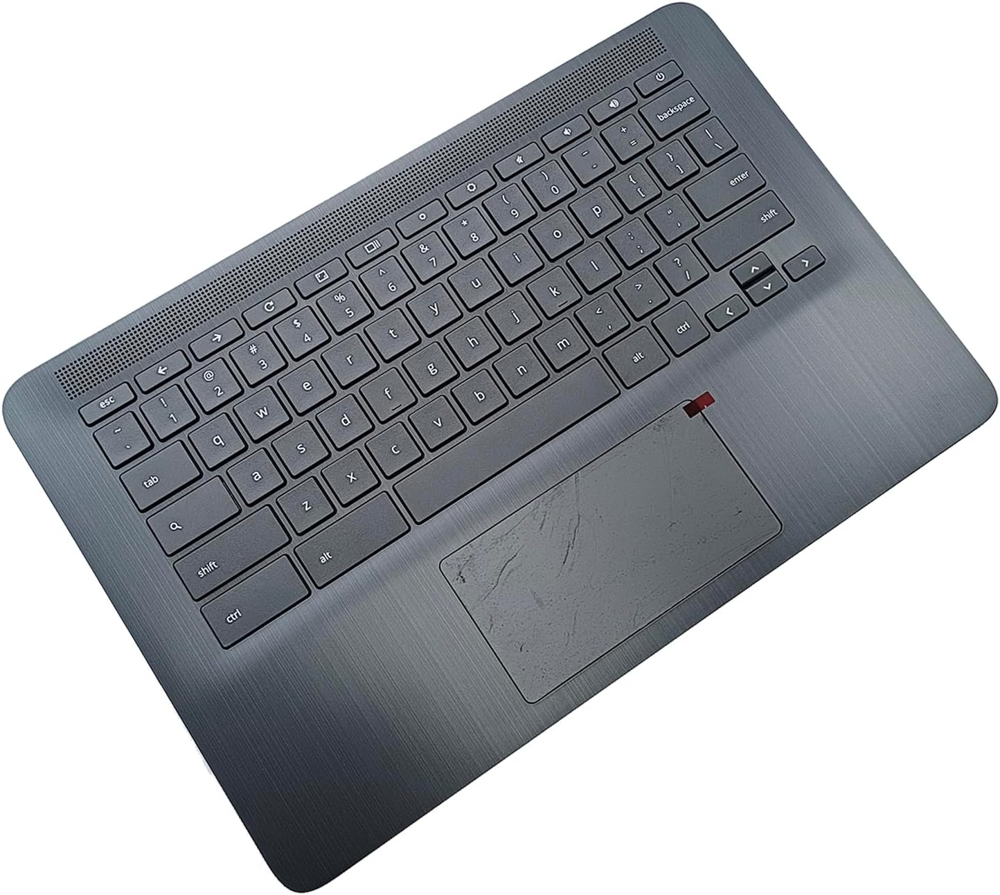 Replacement for HP Chromebook 14 G6 CB14G6 CelN4000 15.6" Laptop Upper Top Cover Case Palmrest Keyboard Touchpad Assembly Part L90459-001