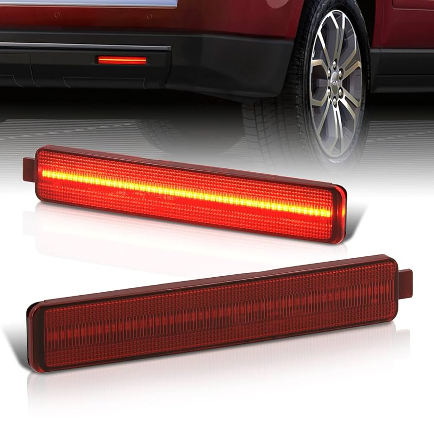 Amazon.com: AJP Distributors Red Lens LED Rear Bumper