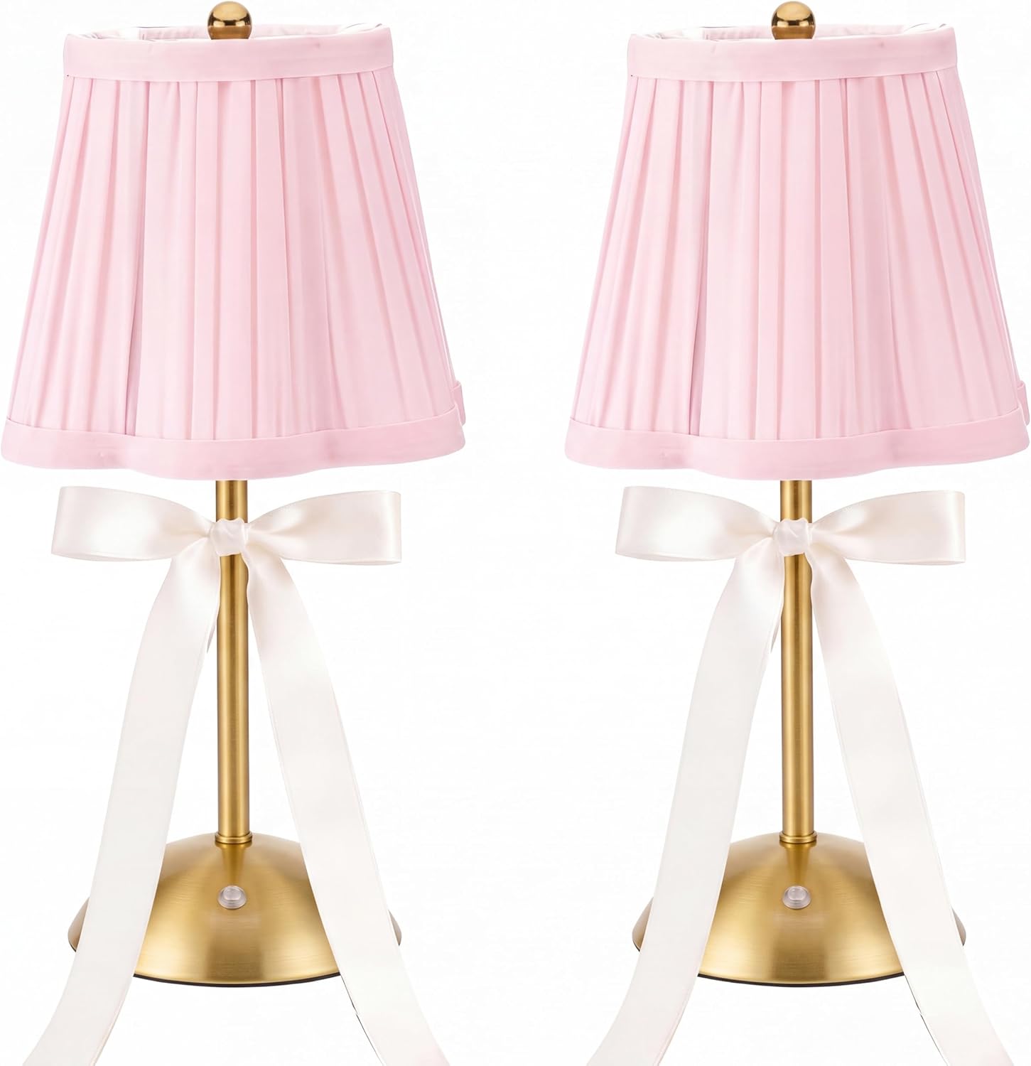 Wedding Cordless Table Lamp Rechargeable, Pink, 2 Pack