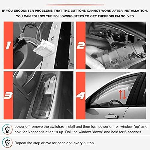 Miniatura 7 de Interruptor de control de elevalunas eléctrico para QASHQA 2004-2019 NV400 NP300 Note 25401-4EA1A 25401-BR00B Botón de interruptor de elevación de