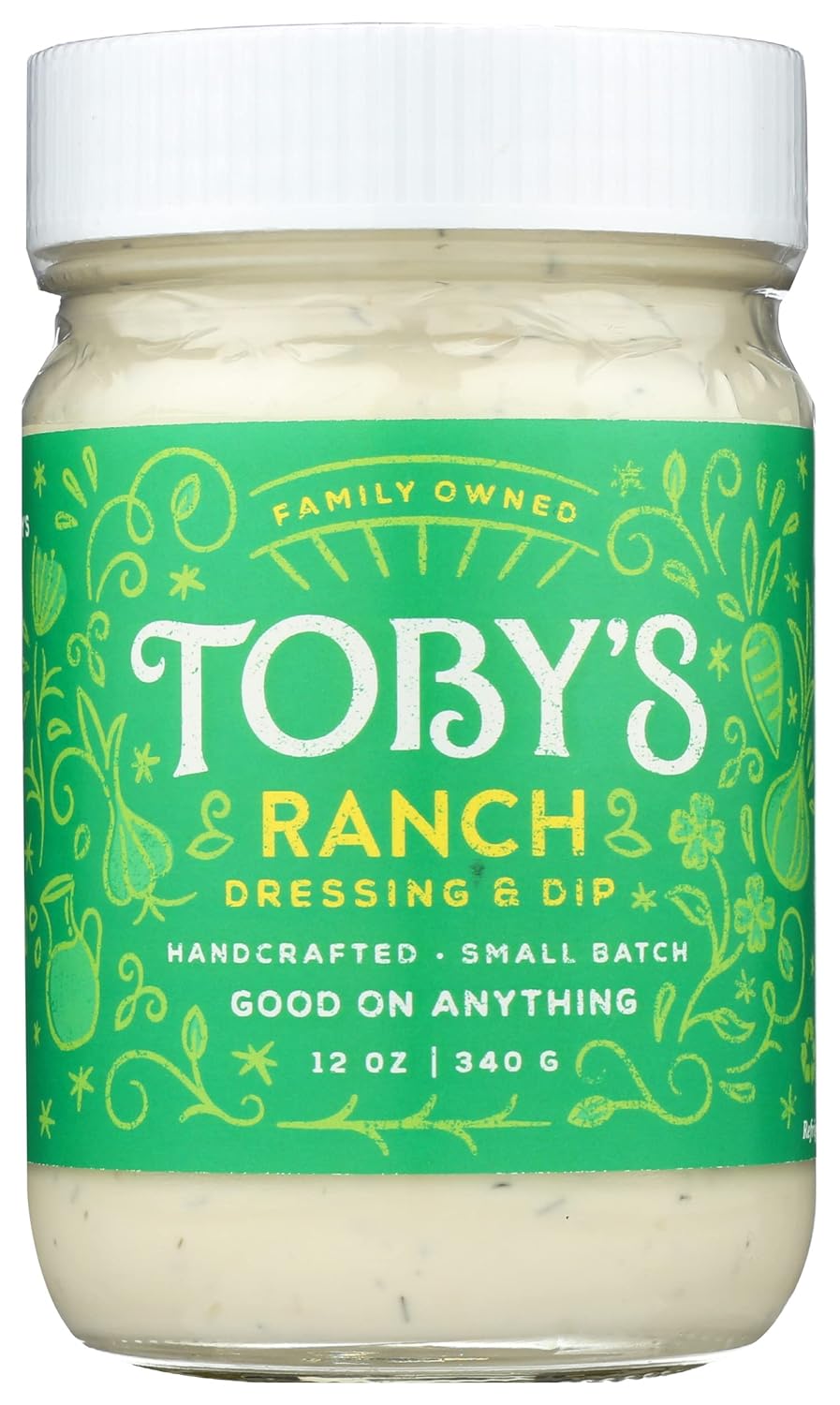 Tobys, Dressing Dip Ranch, 12 Ounce : Grocery & Gourmet Food