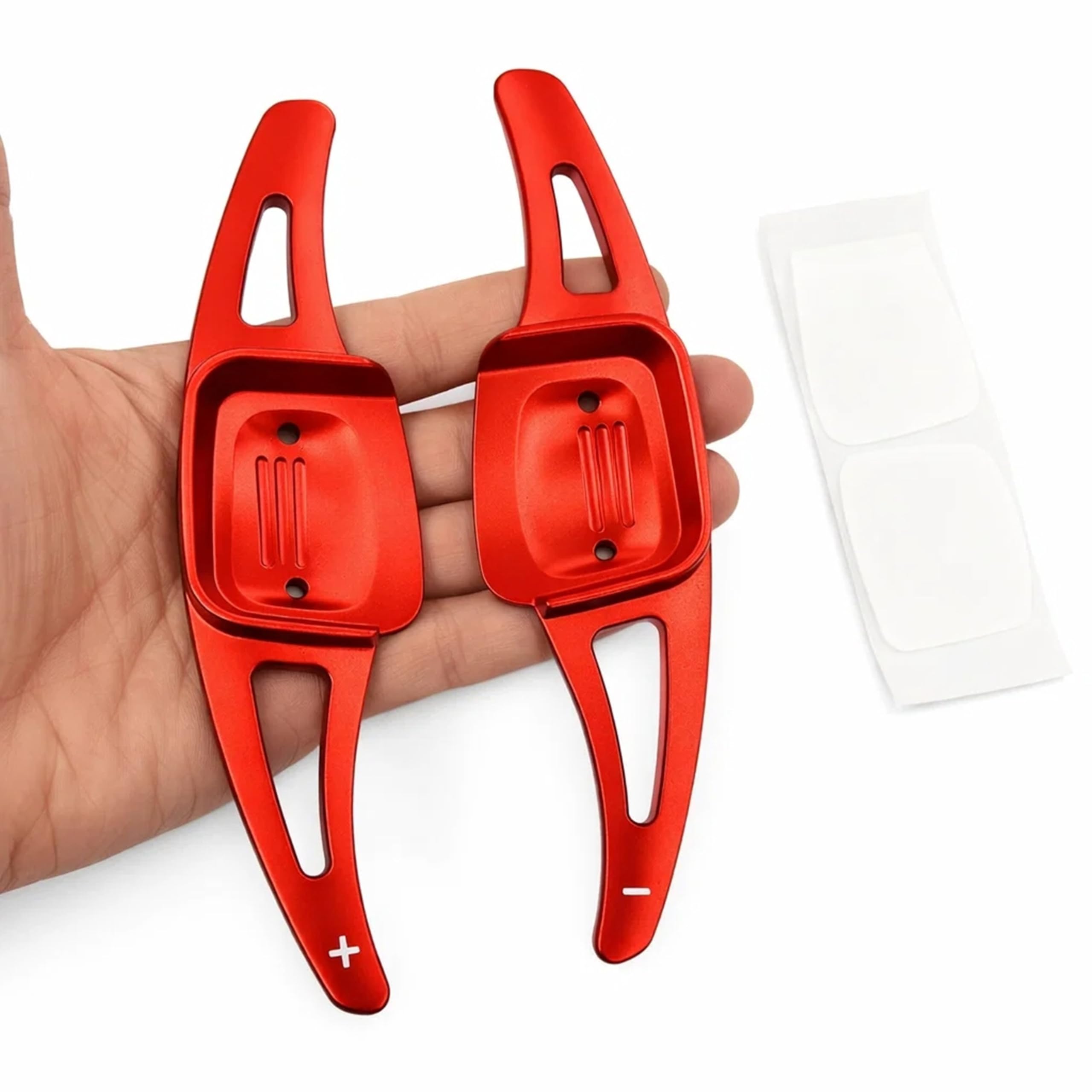 Car Paddle Shifter Extenders for Taigun 2025 to 2026 Year Onwards Aluminium Alloy Interior Styling Car VW Taigun Steering Wheel Paddle Shifter Cover (Red)-image-39
