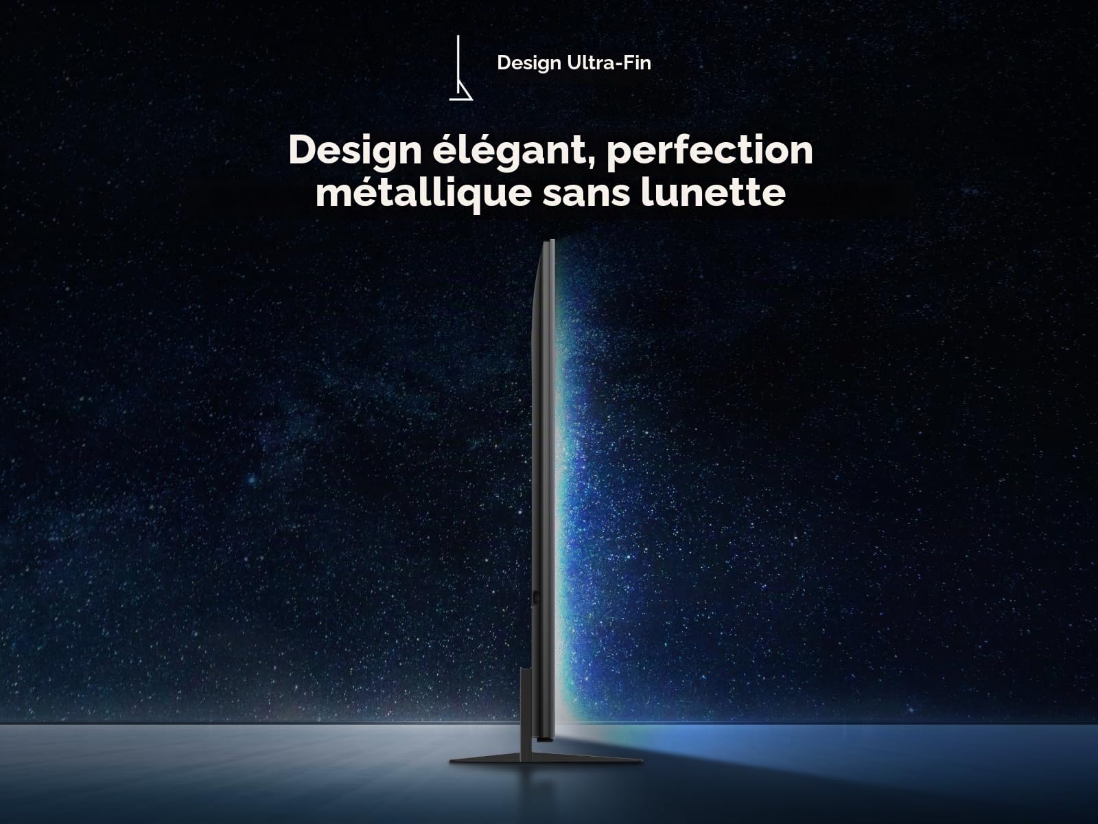 TCL Téléviseur 55Q7C 55 Pouces QD-Mini LED, 4K HDR Premium 2600, Smart TV optimisé par Google TV (Dolby Vision IQ & Atmos, Dalle CrystGlow HVA, Audio Bang & Olufsen, Motion Clarity Pro 144 Hz)