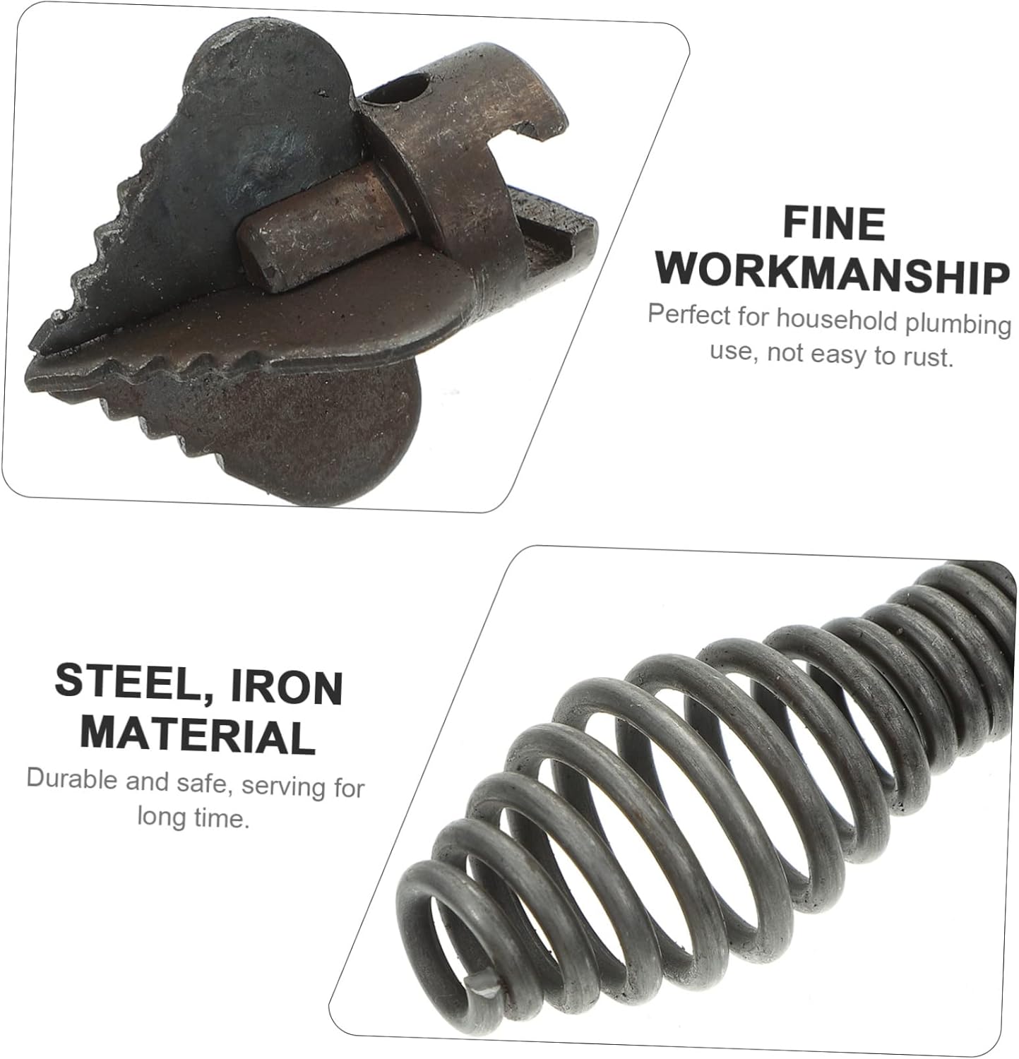 ARTIBETTER 4sets Drain Cleaning Tool Cutter Combination for Dredging and Maintenance Lightweight and Drain Accessory for Home and