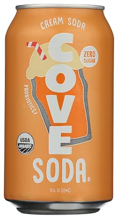 Cove Soda Cream Soda Flavor - Probiotic Soda