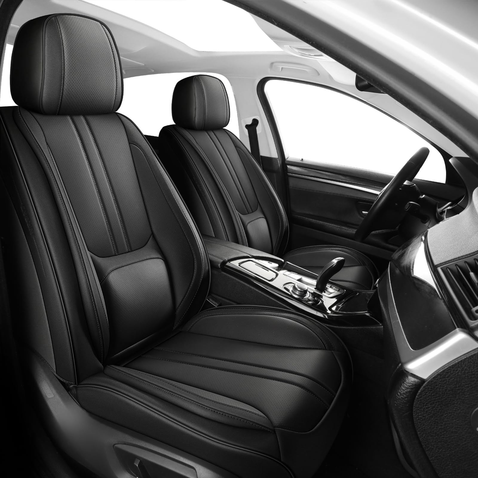 FaiFani Leather Seat Covers (Black)