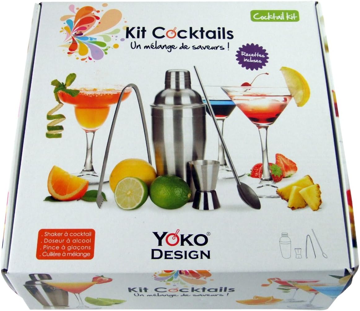 1245 Cocktail Kit Stainless Steel 26.3 x 25.5 x 9 cm