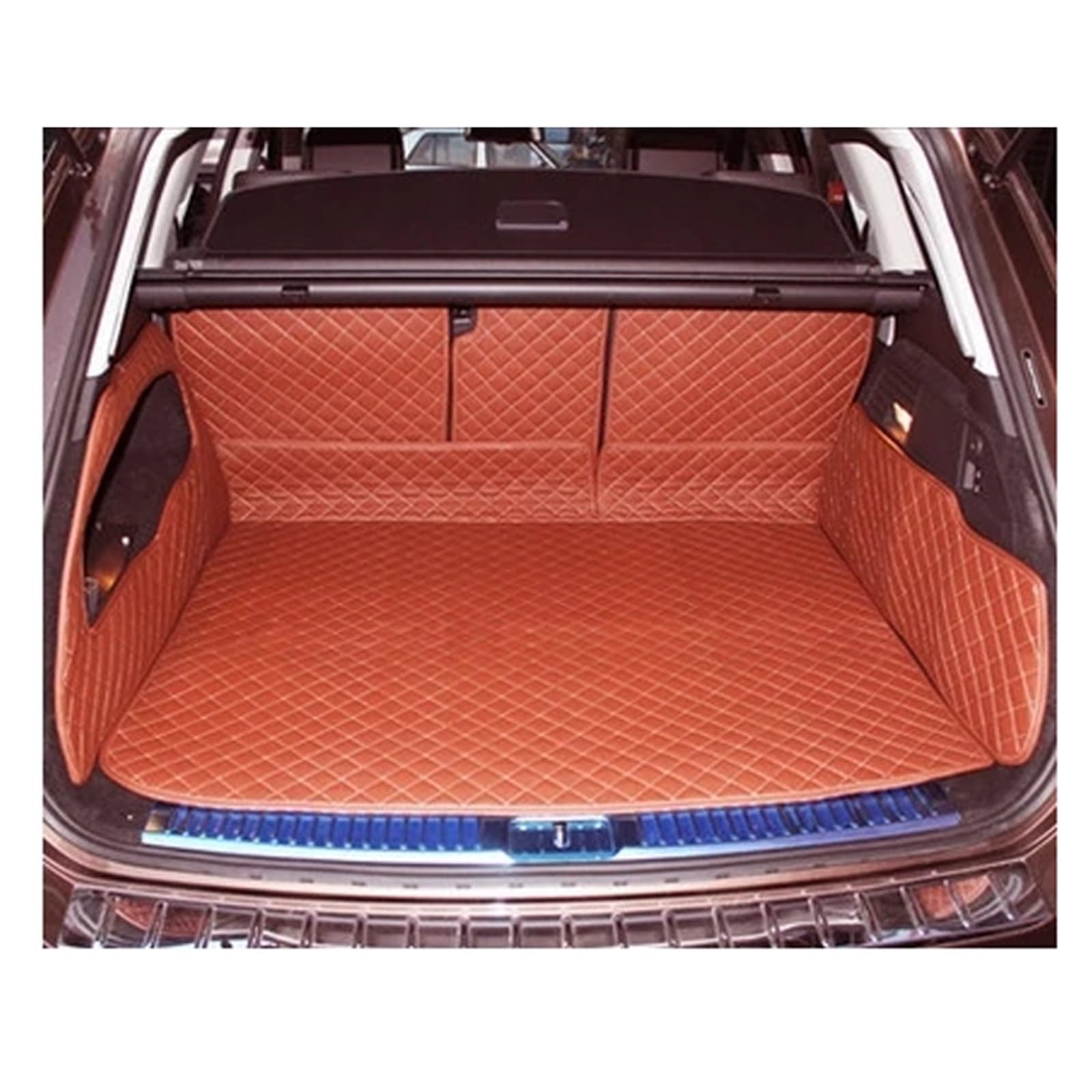 Tapis de coffre pour Touareg 2011-2017 XENITE imperméable et antidérapant en caoutchouc noir