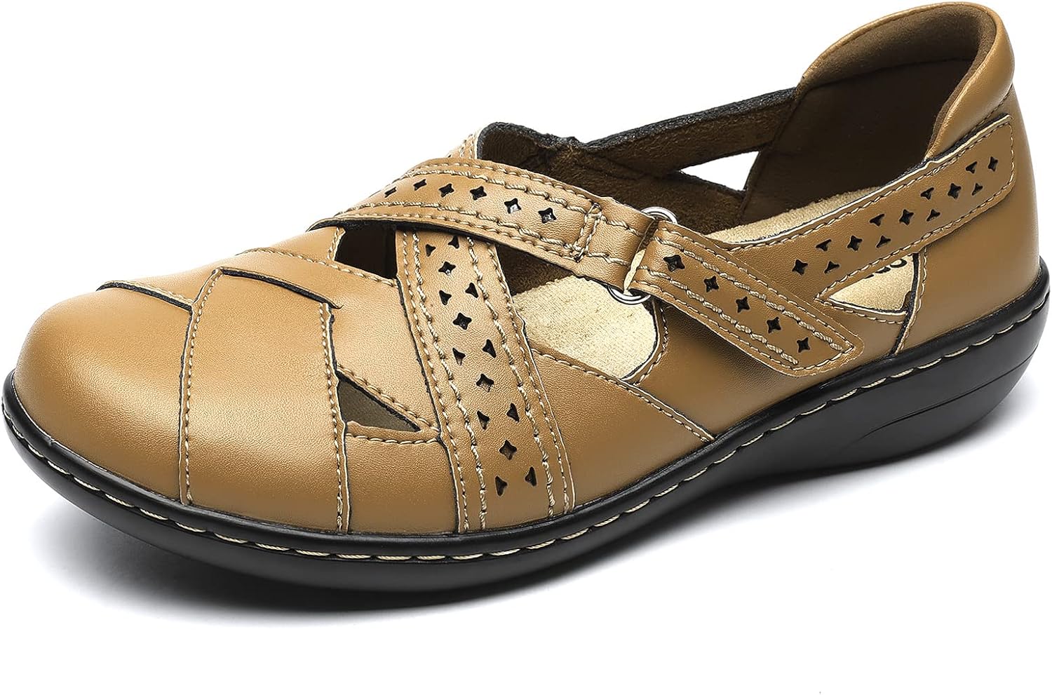 TERRIKAT Women's Casual Loafers Cute Slip On Comfort Walking Flats Leather Driving Moccasins Fashion Closed Toe Boat Shoes - Image 4