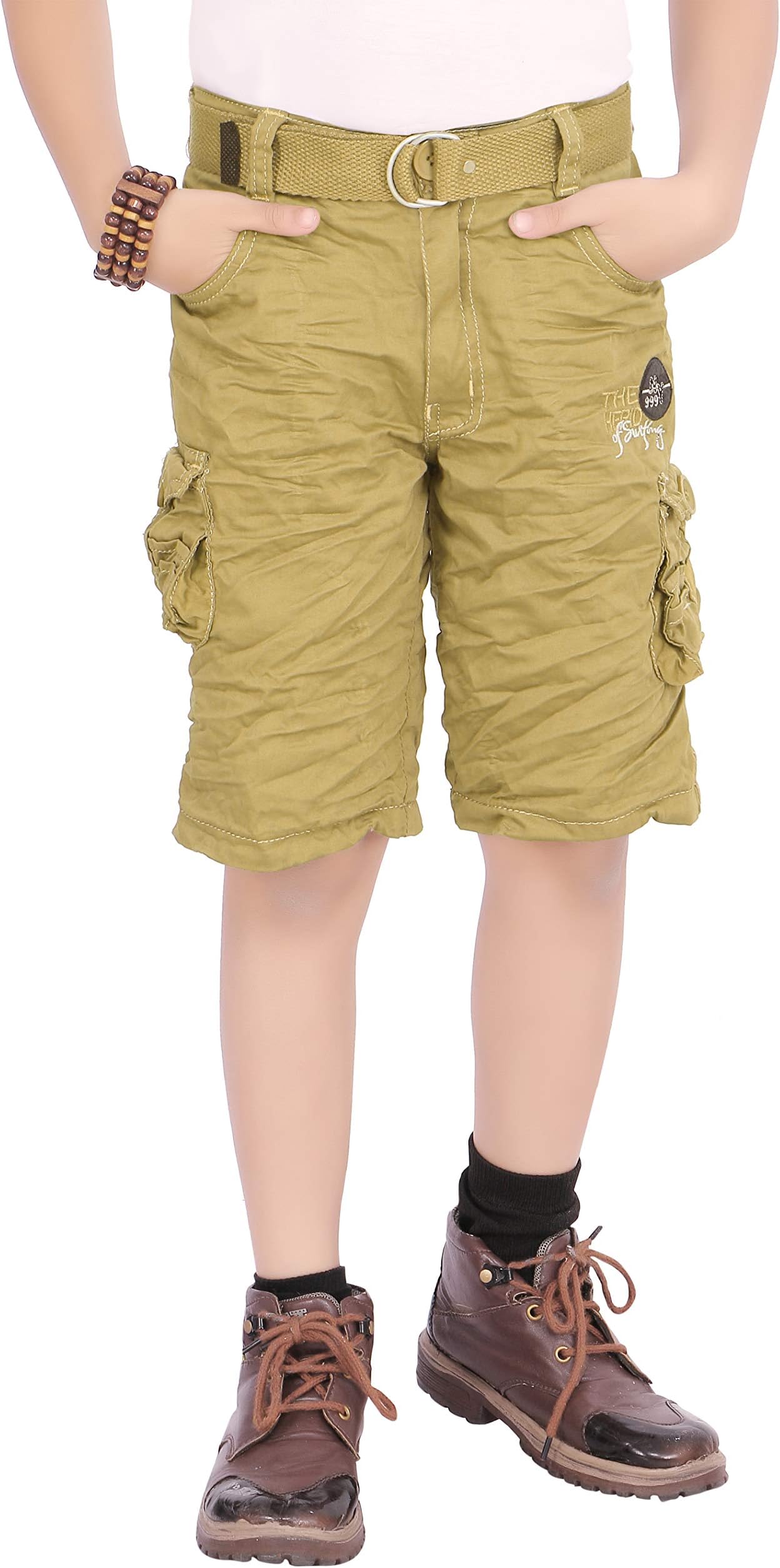 ADBUCKS Boy's Regular Fit Cargo Shorts