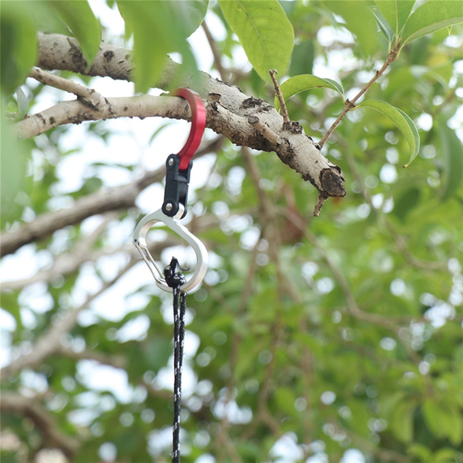 Moschettone ibrido con clip girevole, resistenti, for campeggio, escursionismo, viaggio, zaino, alpinismo, accessori for esterni