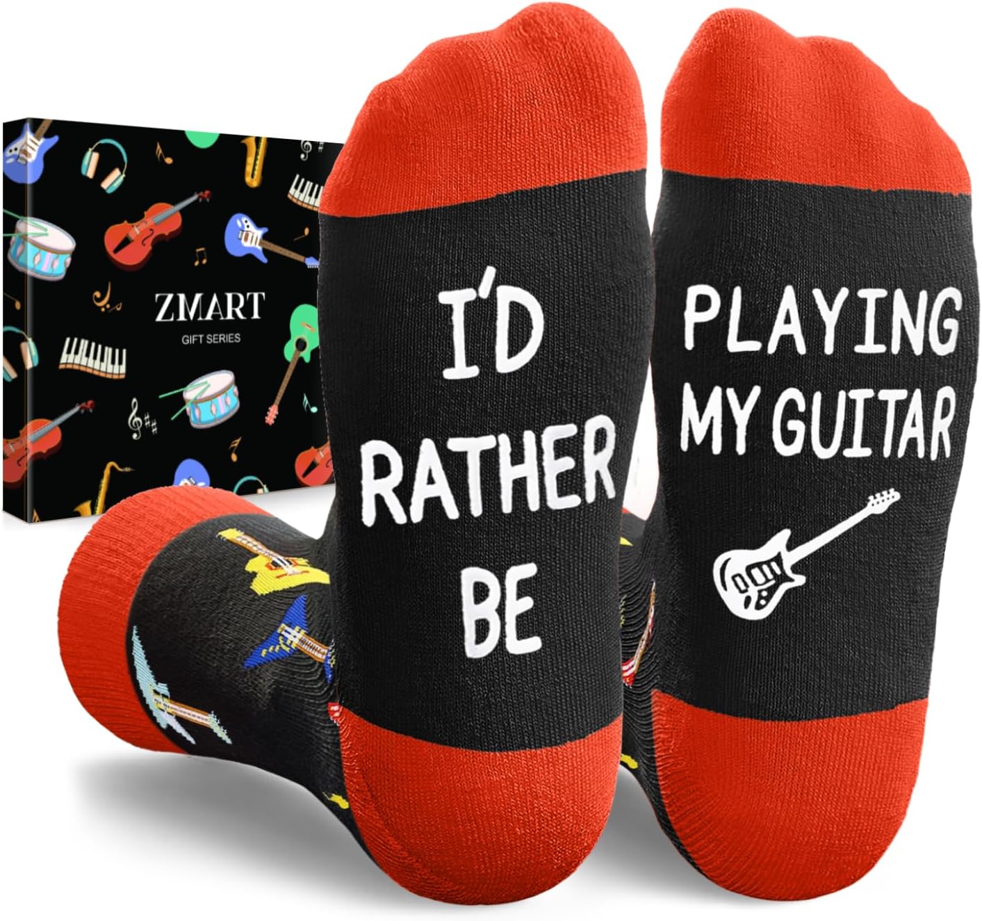 Funny Gifts for Teens - Mahjong Rock Guitar Theater Game Dive Hiking Camping Socks