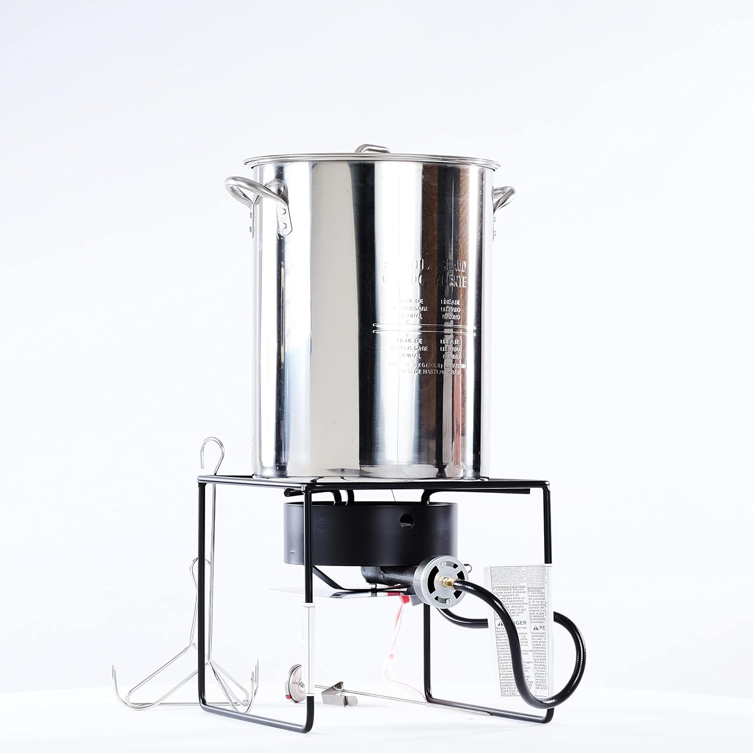 King Kooker Turkey Fryer SS12RTFA 29 Qt. Frying Package, Extra Large, Silver